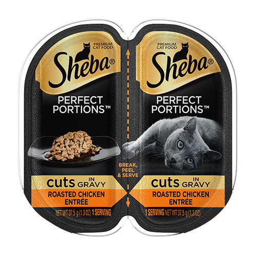 Sheba Perfect Portions Cuts in Gravy Roasted Chicken Entree Wet Cat Food