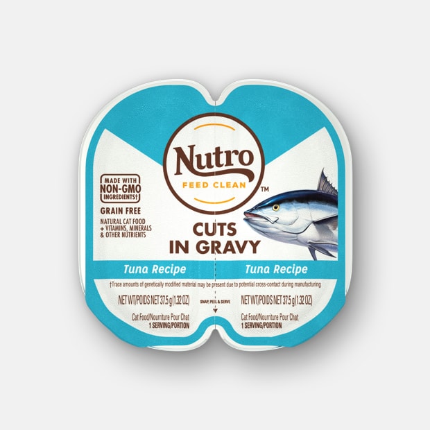 Nutro Perfect Portions Grain Free Cuts In Gravy Real Tuna Recipe Wet Cat Food Trays