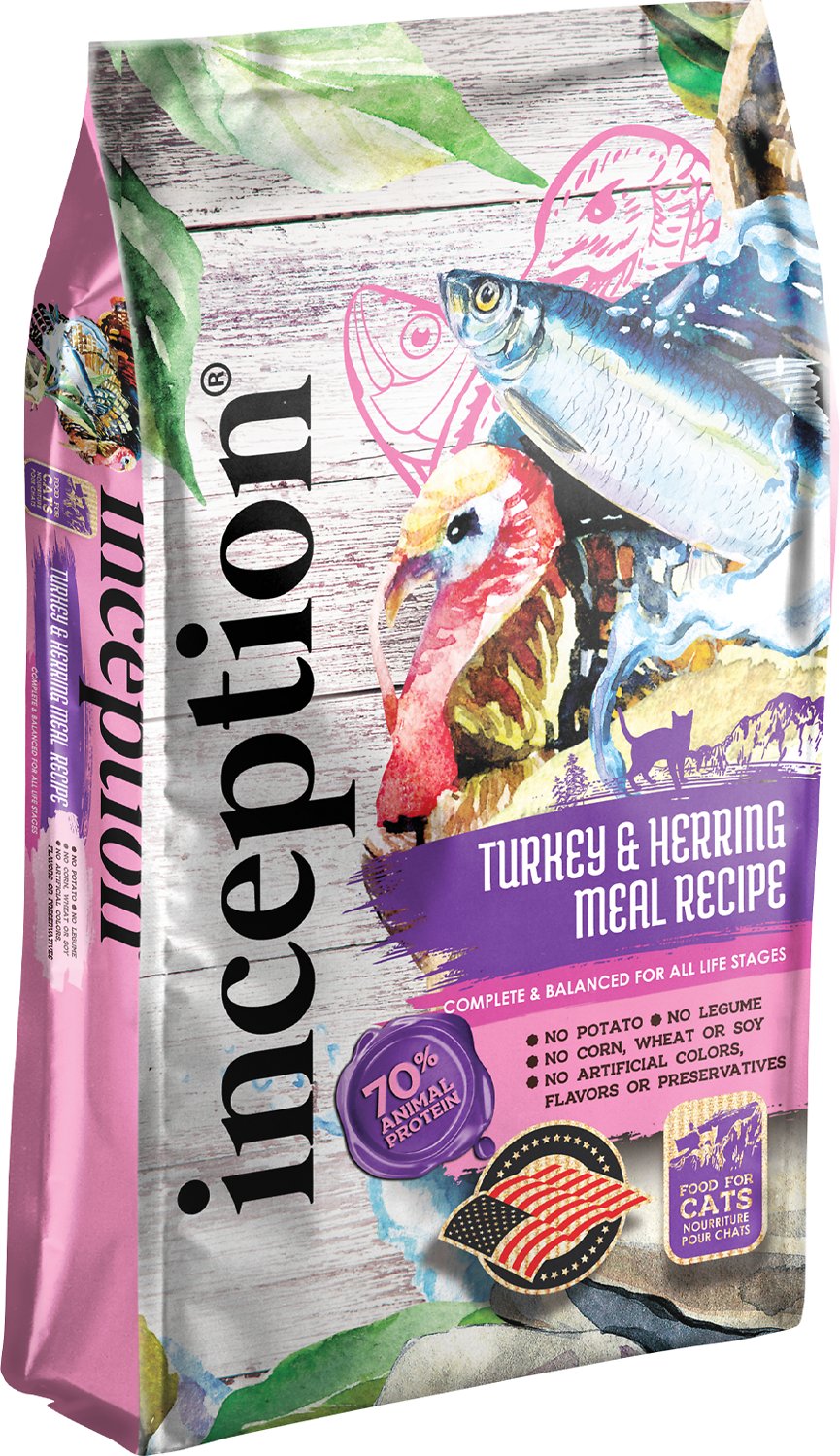 Inception Turkey Herring Formula Dry Cat Food Incredible Pets