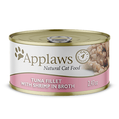 Applaws Additive Free Tuna Fillet with Shrimp Canned Cat Food