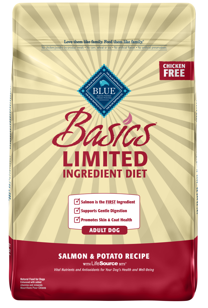 Blue Buffalo Basics Adult Salmon Potato Recipe Dry Dog Food