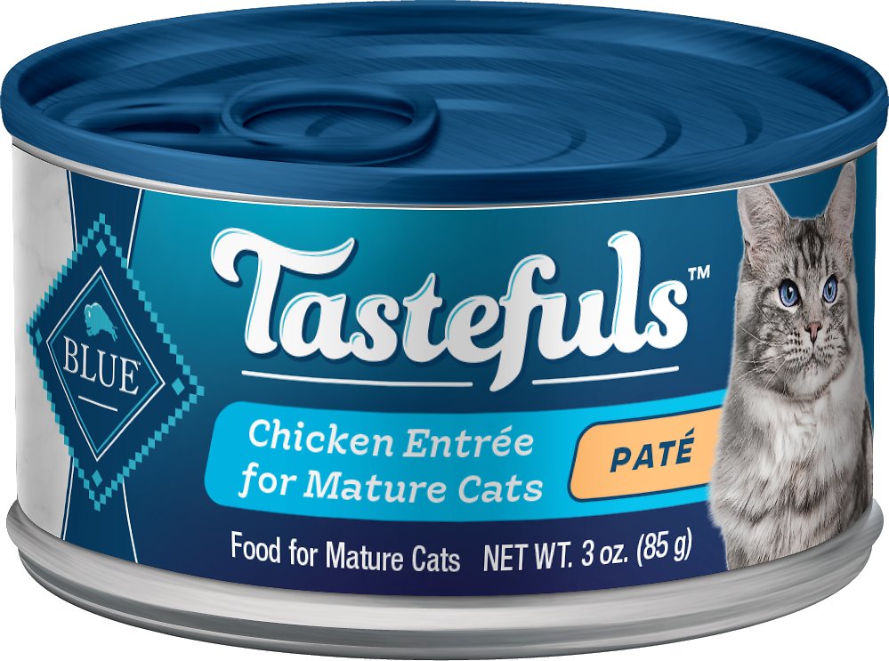 Blue Buffalo Tastefuls Chicken Pate for Mature Cats