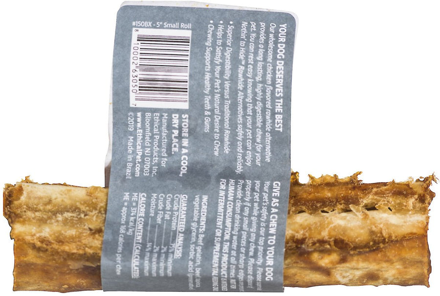 Fieldcrest Nothin’ to Hide Beef Roll 5 inch Dog Chew