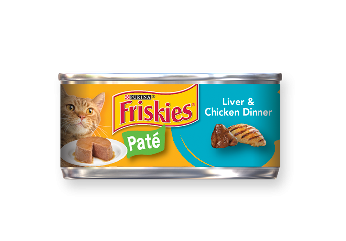 Friskies Pate Liver and Chicken Canned Cat Food