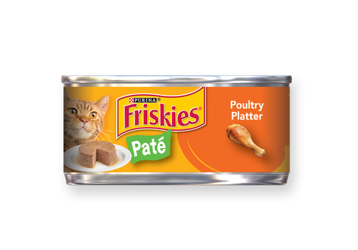 Friskies Pate Poultry Platter Canned Cat Food Incredible Pets