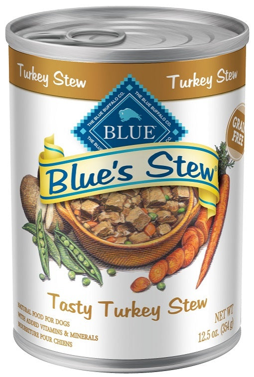 Blue Buffalo Blue's Tasty Turkey Stew Canned Dog Food