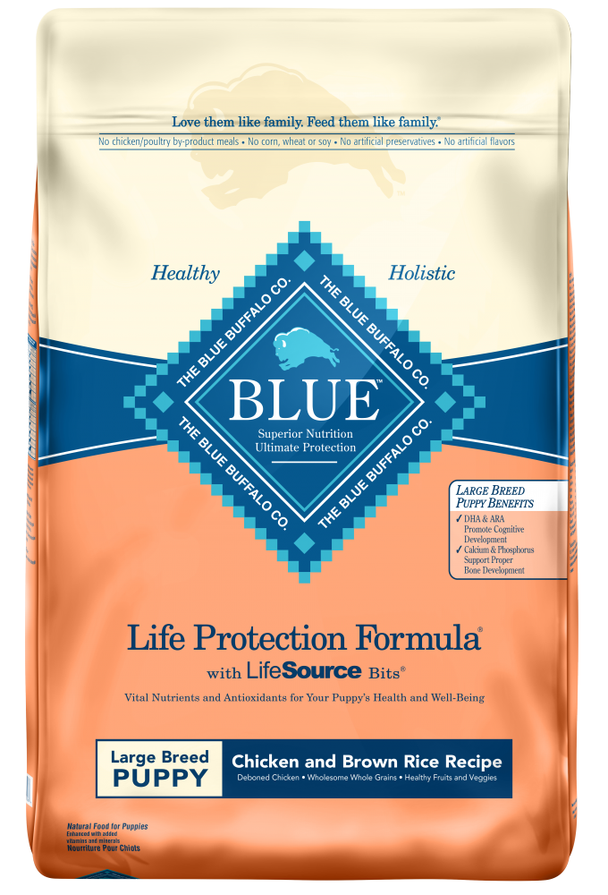 Blue Buffalo Life Protection Natural Chicken & Brown Rice Recipe Large Breed Puppy Dry Dog Food