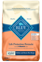 Blue Buffalo Life Protection Natural Chicken & Brown Rice Recipe Large Breed Puppy Dry Dog Food