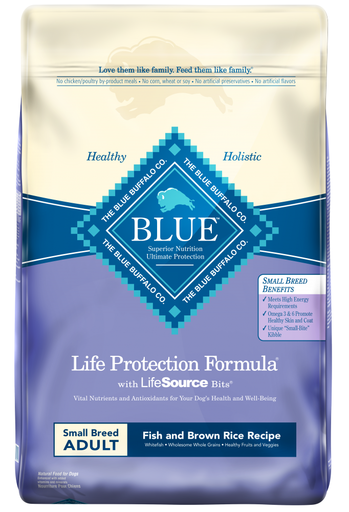 Blue Buffalo Life Protection Fish & Brown Rice Recipe Small Breed Adult Dry Dog Food