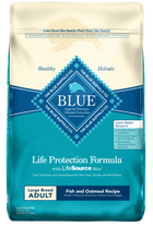 Blue Buffalo Life Protection Natural Fish & Oatmeal Recipe Large Breed Adult Dry Dog Food