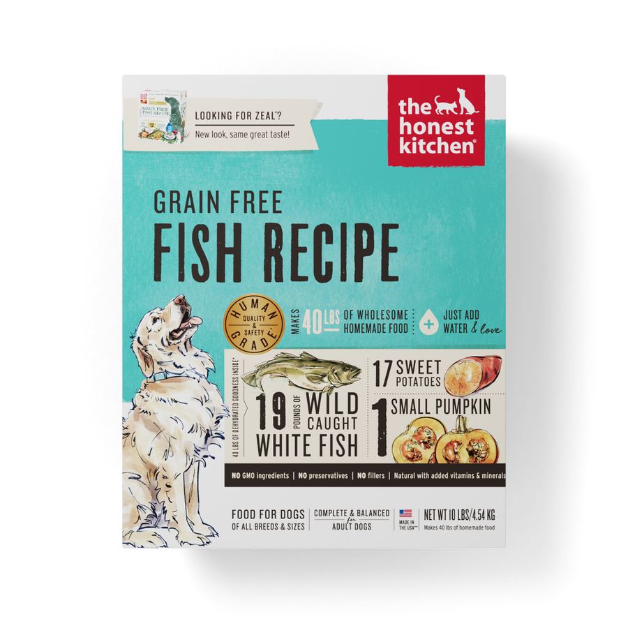 The Honest Kitchen Grain Free Fish Recipe Dehydrated Dog Food