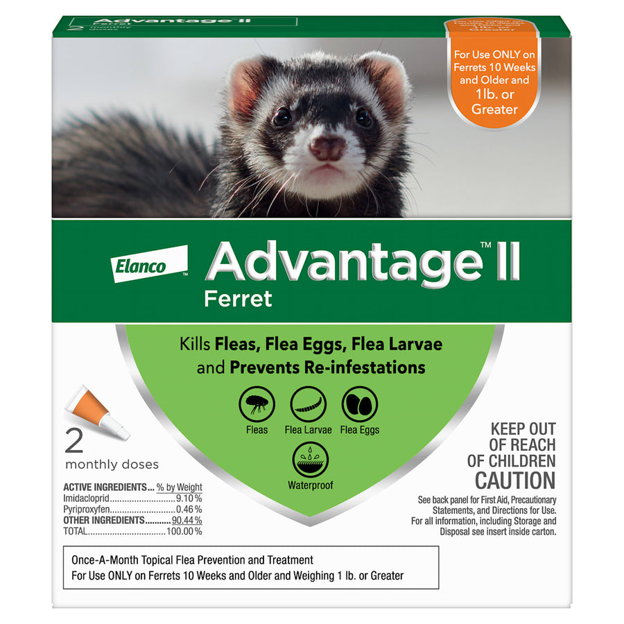 Advantage II Flea Spot Treatment for Ferrets, 1lb+