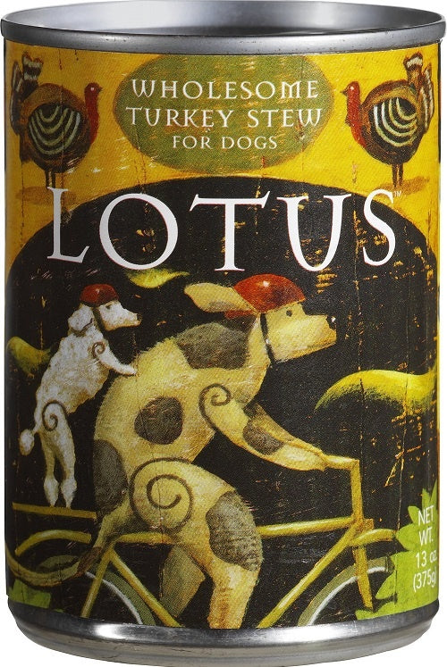 Lotus Wholesome Grain Free Turkey Stew Canned Dog Food
