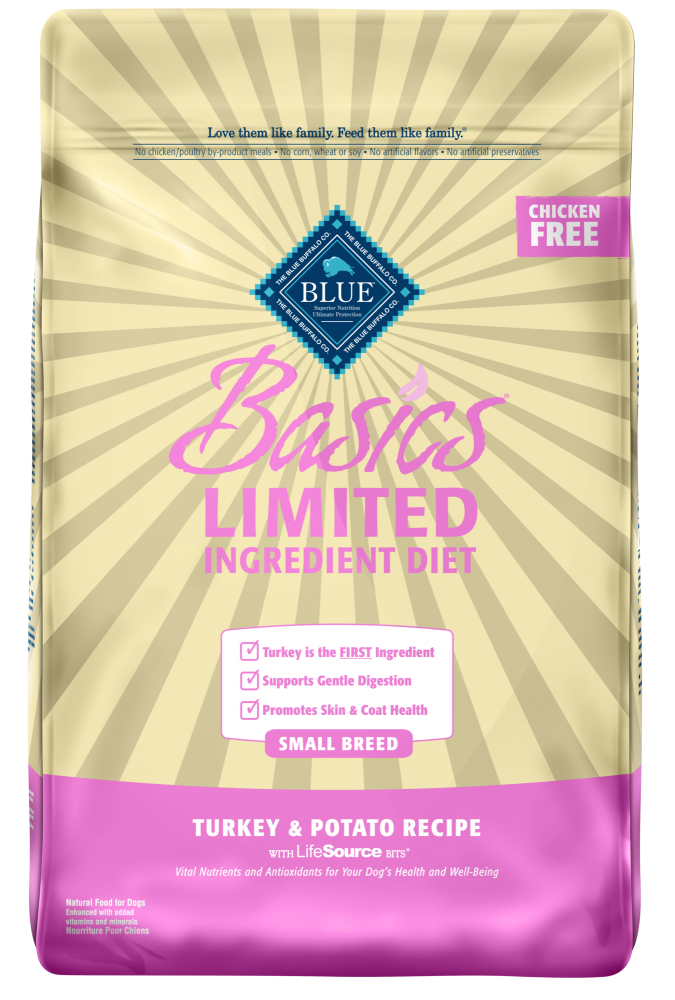 Blue Buffalo Basics Small Breed Adult Turkey & Potato Recipe Dry Dog Food