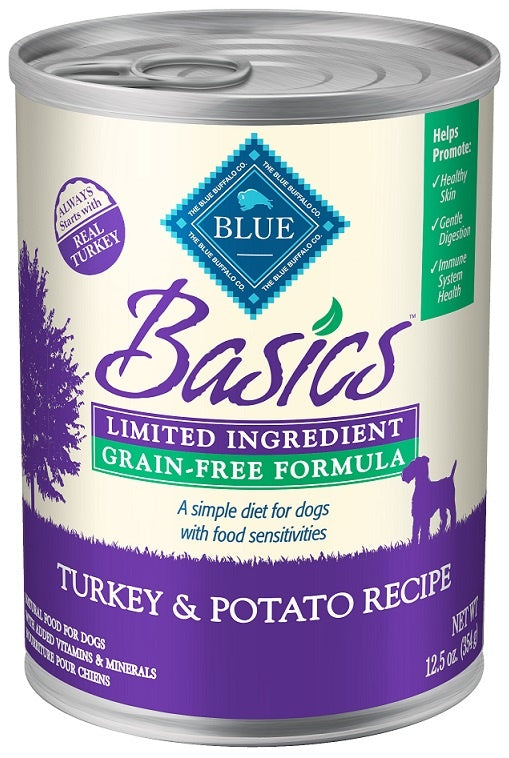 Blue Buffalo Basics Grain Free LID Turkey and Potato Recipe Adult