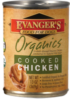 Evangers 100% Organic Cooked Chicken Canned Dog Food