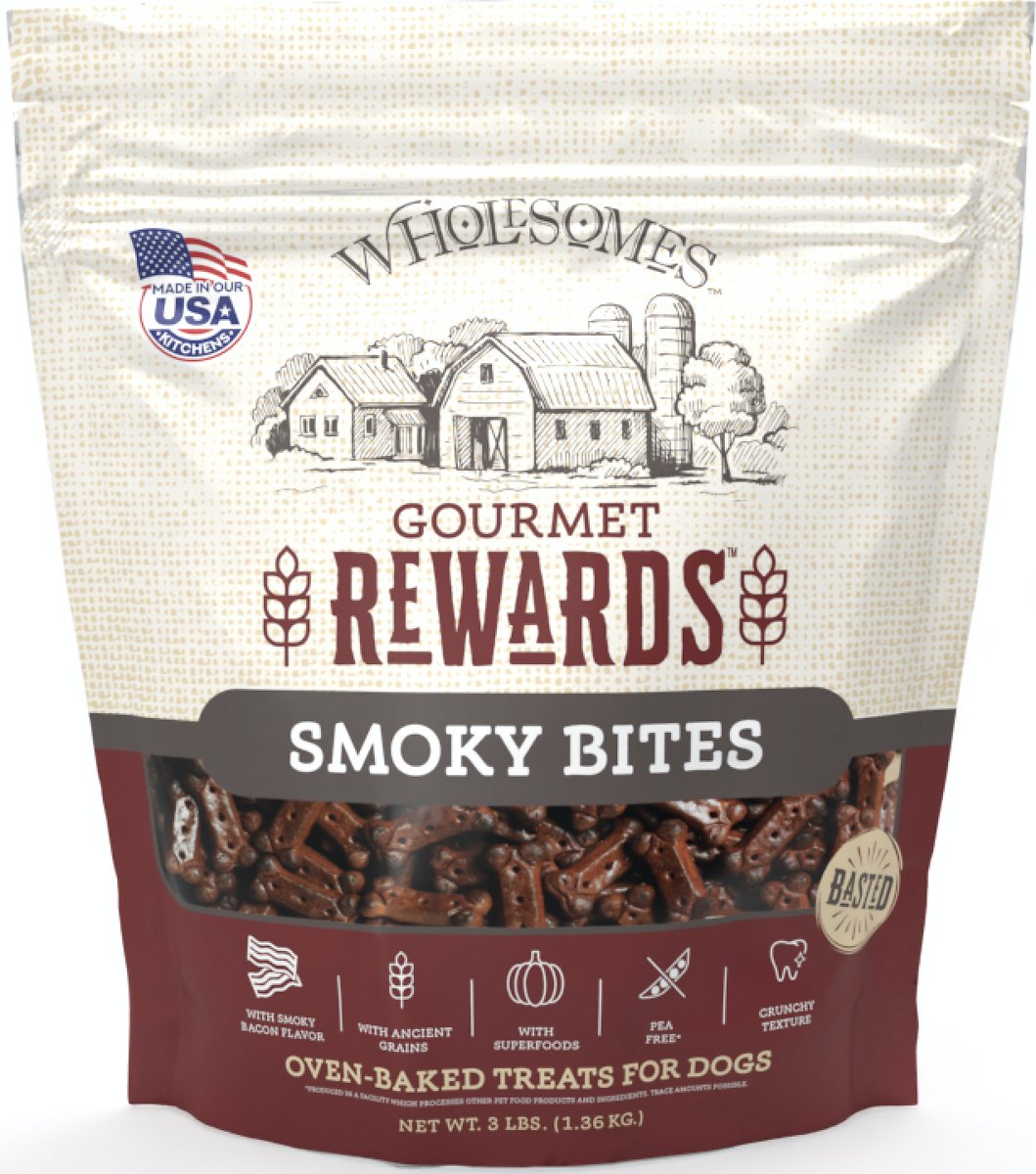 SPORTMiX Wholesomes Gourmet Smoky Bites Biscuits Dog Treats