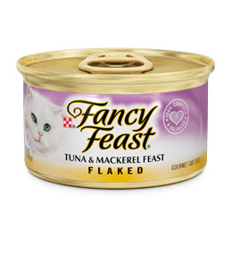 Fancy Feast Flaked Tuna and Mackerel Canned Cat Food