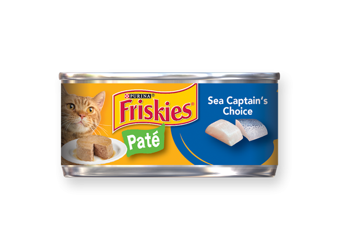 Friskies Pate Sea Captains Choice Canned Cat Food