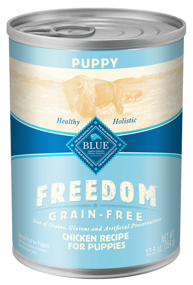 Blue Buffalo Freedom Grain Free Chicken Recipe Puppy Canned Dog Food