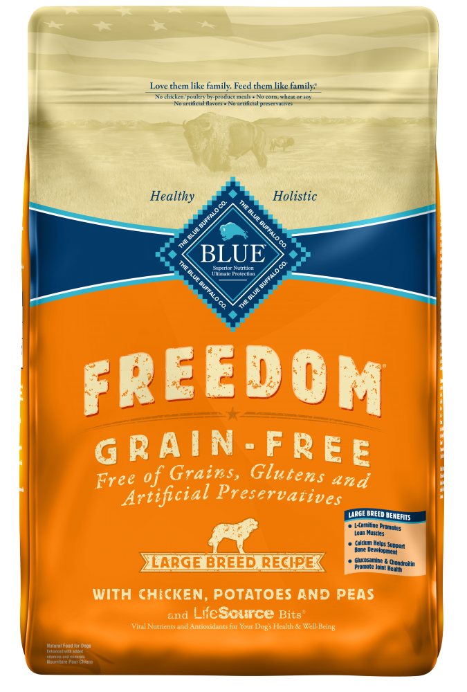 Blue Buffalo Freedom Grain Free Chicken Recipe Large Breed Adult Dry Dog Food