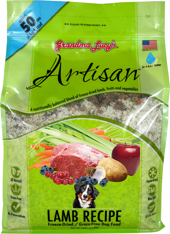 Grandma Lucy's Artisan Grain Free Lamb Freeze Dried Dog Food