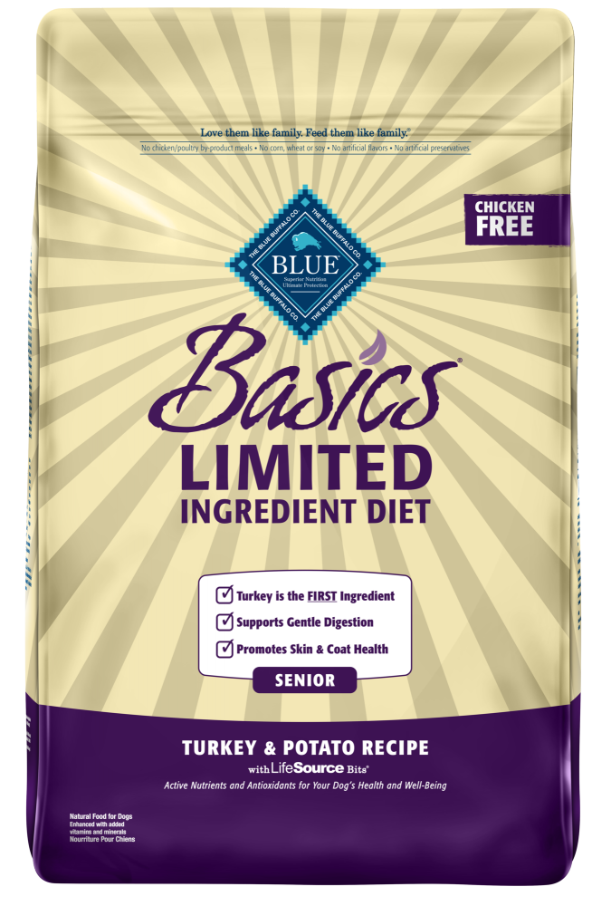 Blue Buffalo Basics Senior Turkey & Potato Recipe Dry Dog Food