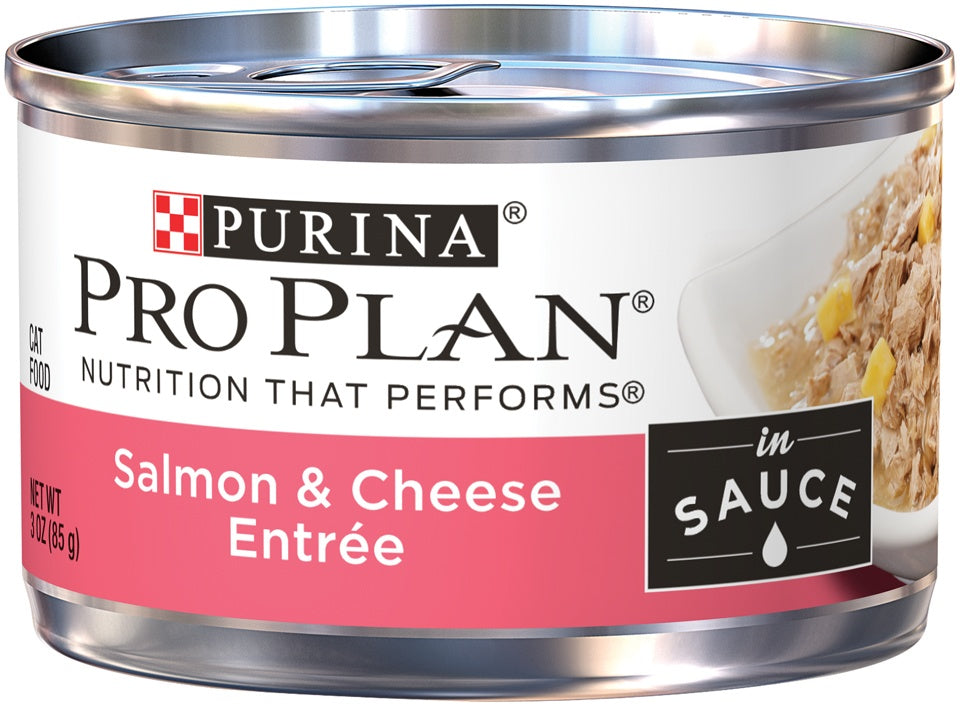 Purina Pro Plan Savor Adult Salmon & Cheese in Sauce Entree Canned Cat Food