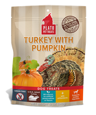 Plato Grain Free Real Strips Turkey With Pumpkin Dog Treats