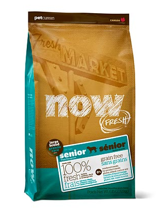 Petcurean Now! Fresh Grain Free Large Breed Senior Dry Dog Food