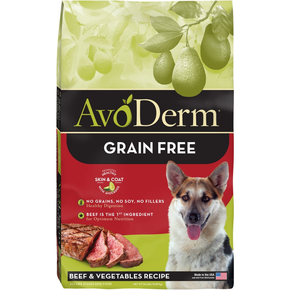 AvoDerm Grain Free Beef Vegetable Recipe Dry Dog Food