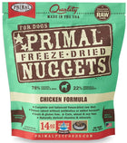 Primal Freeze Dried Nuggets Grain Free Chicken Formula Dog Food