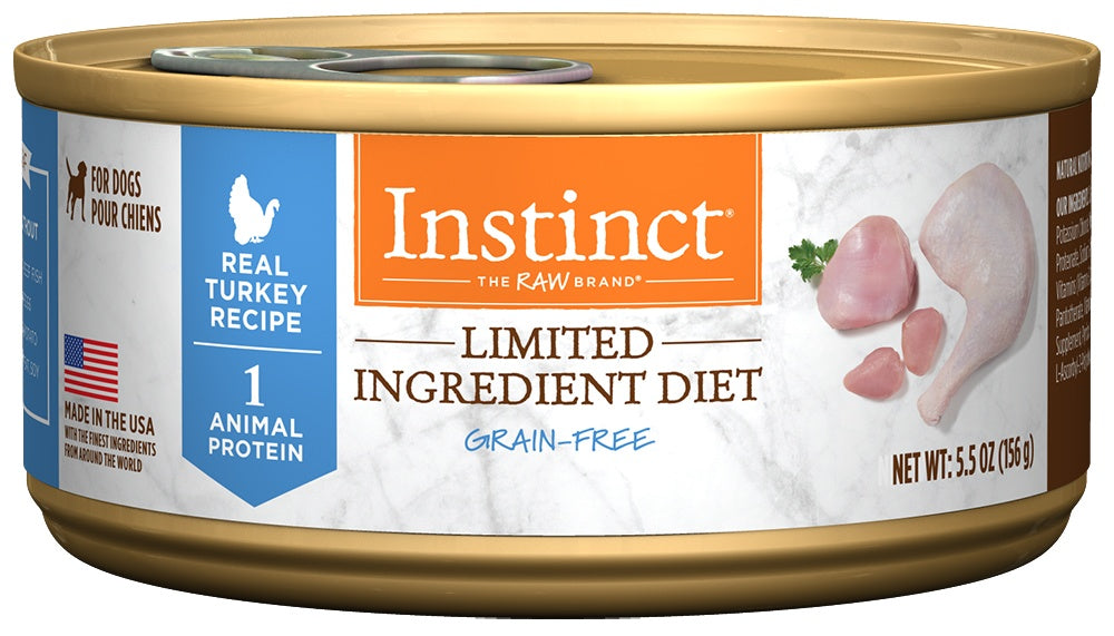 Nature's Variety Instinct Grain Free LID Turkey Canned Dog Food