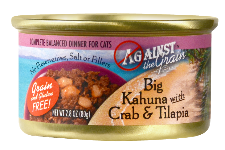 Against the Grain Big Kahuna with Crab and Tilapia Canned Cat Food