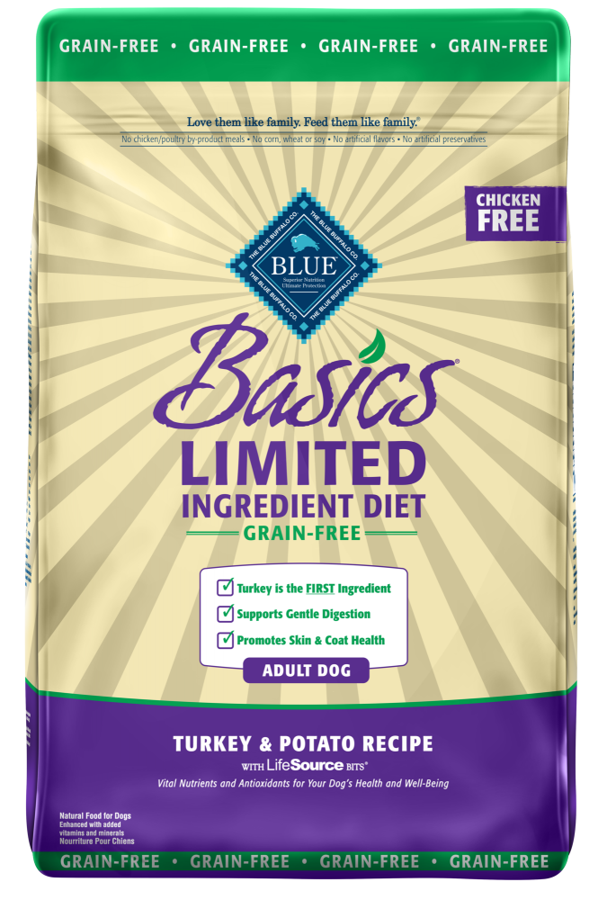 Blue Buffalo Basics Grain Free Adult Turkey and Potato Dry Dog Food