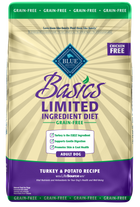 Blue Buffalo Basics Grain Free Adult Turkey and Potato Dry Dog Food