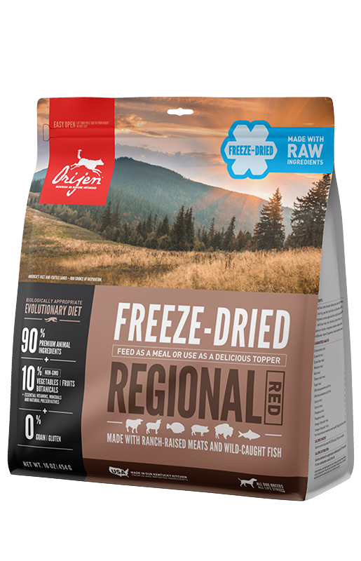 ORIJEN Regional Red Freeze Dried Dog Food