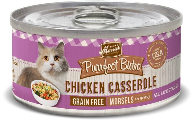 Merrick Purrfect Bistro Chicken Casserole Grain Free Canned Cat Food