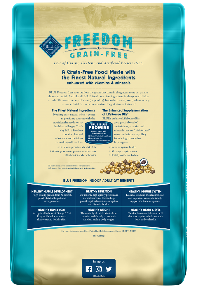 Blue Buffalo Freedom Fish Grain Free Indoor Dry Cat Food