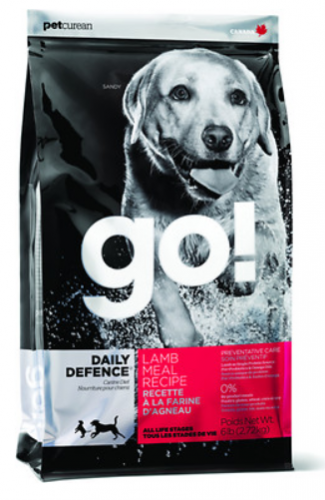 Petcurean Go! Daily Defence Lamb Meal Recipe Dry Dog Food