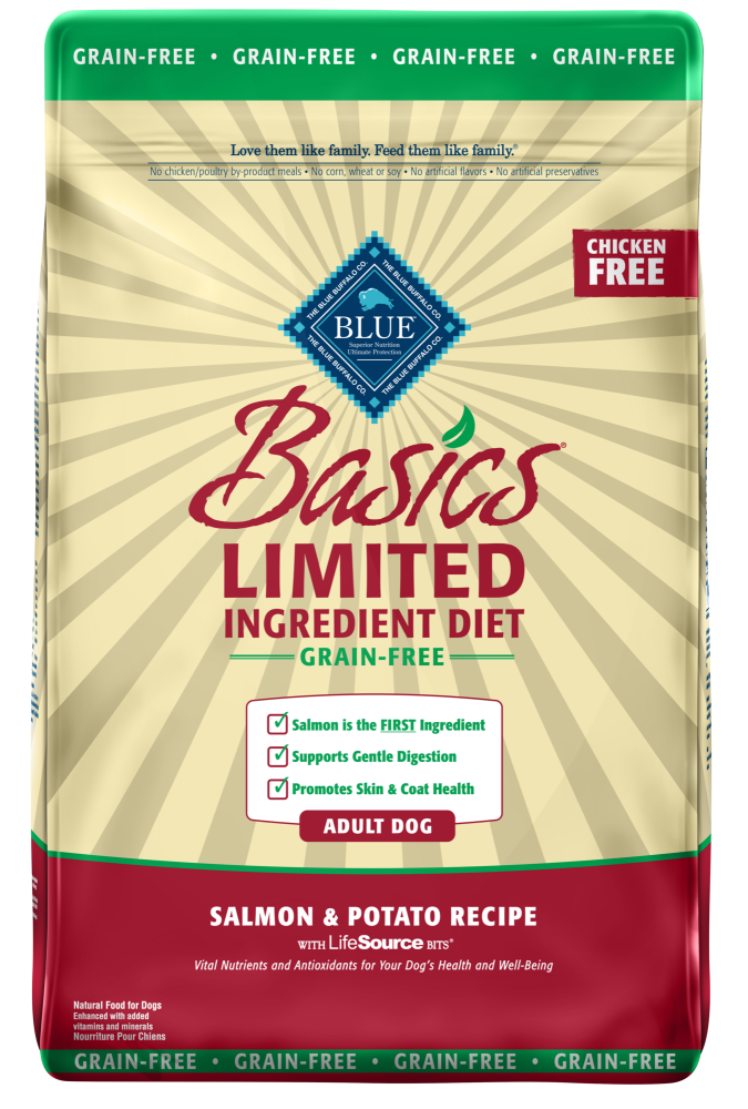 Blue Buffalo Basics Grain Free Adult Salmon & Potato Recipe Dry Dog Food