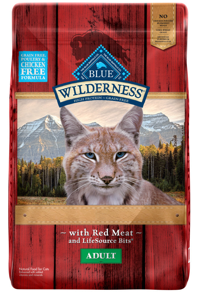 Blue Buffalo Wilderness Rocky Mountain Recipe Adult Red Meat Dry Cat Food