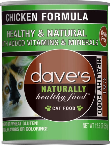 Dave's Naturally Healthy Chicken Formula Canned Cat Food