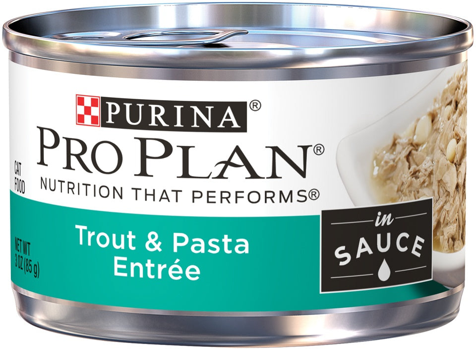 Purina Pro Plan Savor Adult Trout & Pasta Entree in Sauce Canned Cat Food