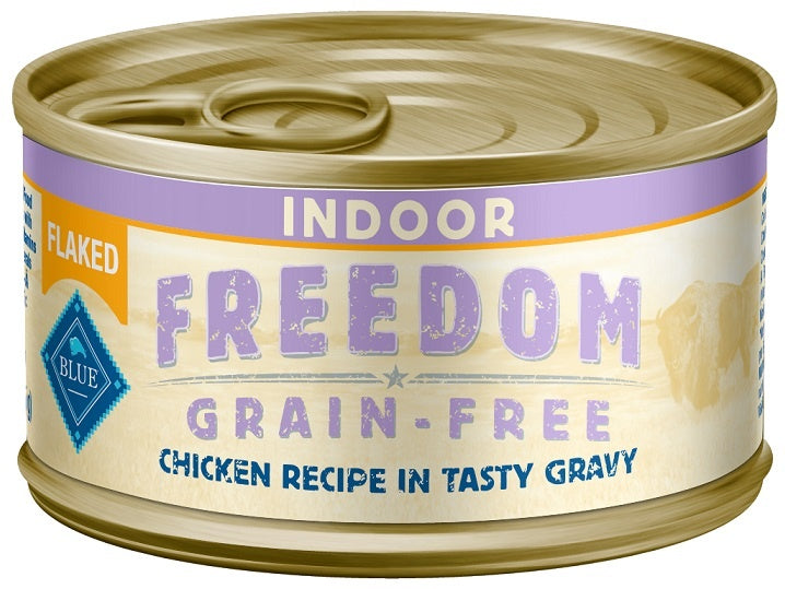 Blue Buffalo Freedom Grain Free Indoor Flaked Chicken Recipe Canned Cat Food