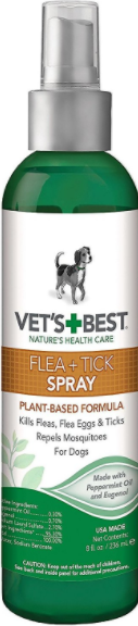 are flea sprays with pyrethrins bad for dogs