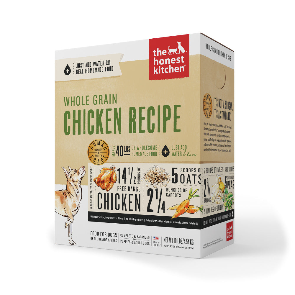 The Honest Kitchen Whole Grain Chicken Recipe Dehydrated Dog Food