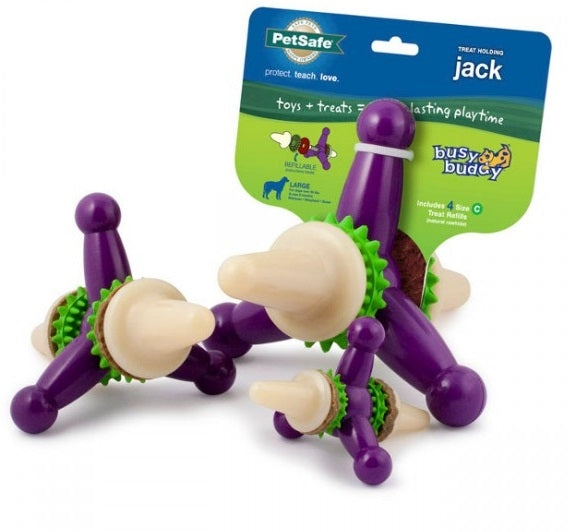 PetSafe Busy Buddy Jack Dog Toy, Medium