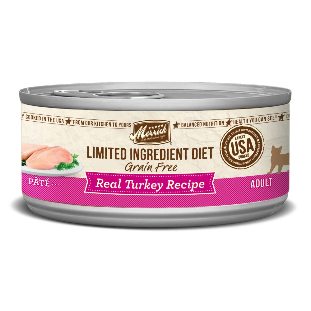 Merrick Limited Ingredient Diet Grain Free Real Turkey Pate Canned