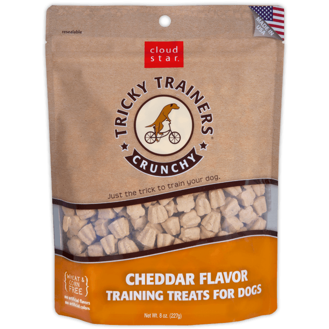 Cloud Star Crunchy Tricky Trainers Cheddar Dog Treats